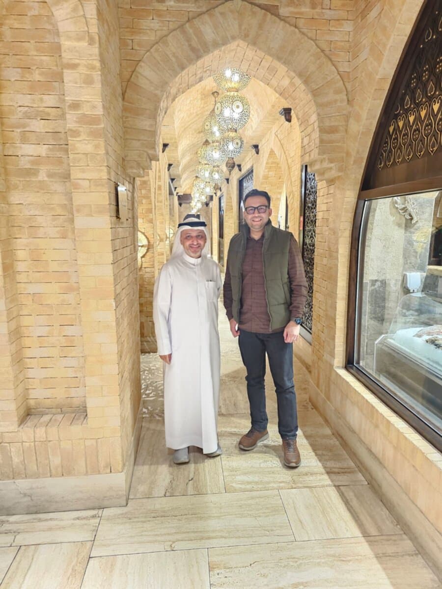 Techanzy CEO Shahzeb with Muhammad Alhawar, Founder & CEO of ExtraMiles